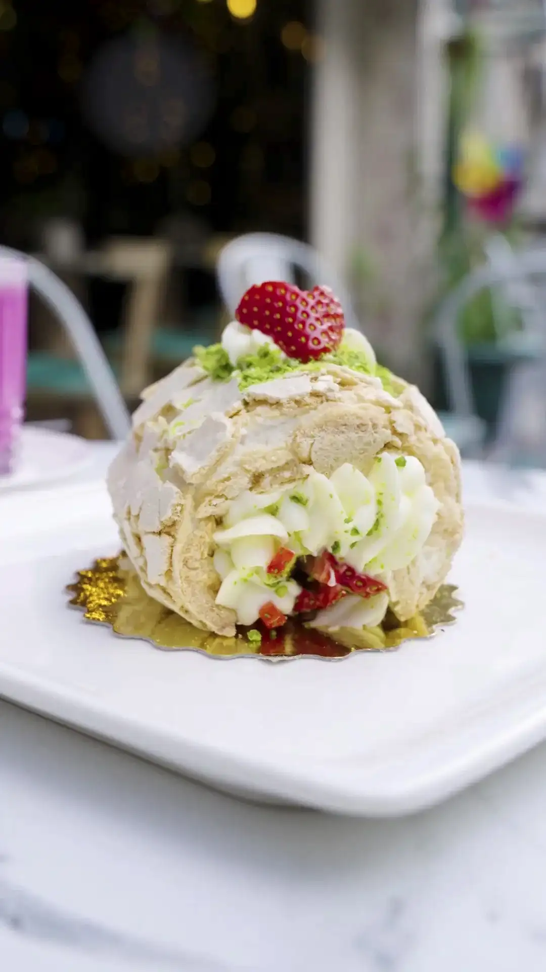 Mereng Roll Antep Fıstıklı | Glutensiz | 10 Kişilik