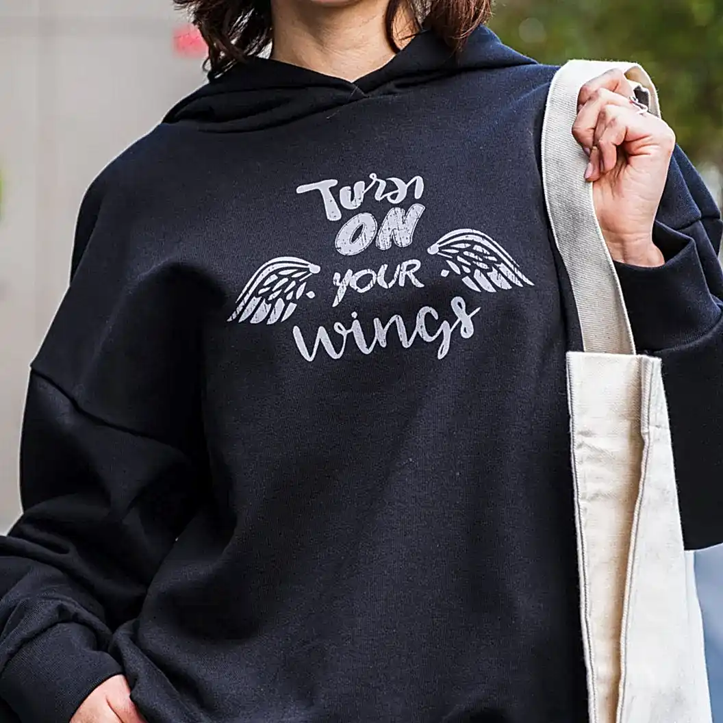 Turn on Your Wings Sweatshirt - blumcoffeehouse